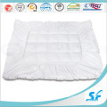 Pure White Cotton Microfaser gefüllte Matratze Topper Protector